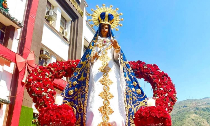 Trujillanos celebraron fervorosamente a su patrona, Nuestra Señora de La Paz